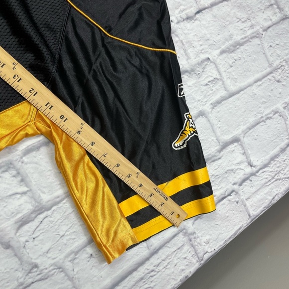 Hamilton Tiger Cats CFL Black & Gold Reebok Y2K Nylon Football Jersey Sz S - Picture 8 of 9